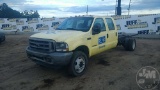 2003 FORD F-550 XLSD SINGLE AXLE VIN: 1FDAW57F93EA63062 CAB & CHASSIS