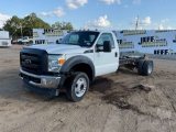 2012 FORD F-550XL SD SINGLE AXLE VIN: 1FDUF5GY2CEA82938 CAB & CHASSIS