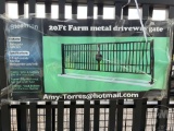 (UNUSED) GREATBEAR 20' FARM METAL DRIVEWAY GATE