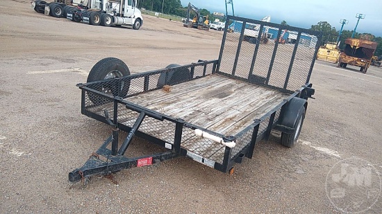 2010 FALCON TRAILER SA612 UTILITY TRAILER 6'6"X12' VIN: 432SA1211A1019208