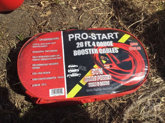 PRO-START 20’...... 4 GAUGE BOOSTER CABLES