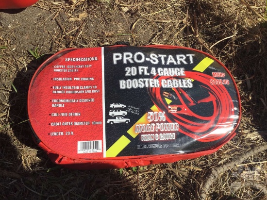 PRO-START 20’...... 4 GAUGE BOOSTER CABLES