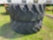 QTY OF (2) 170R42 TIRES W/ WHEELS