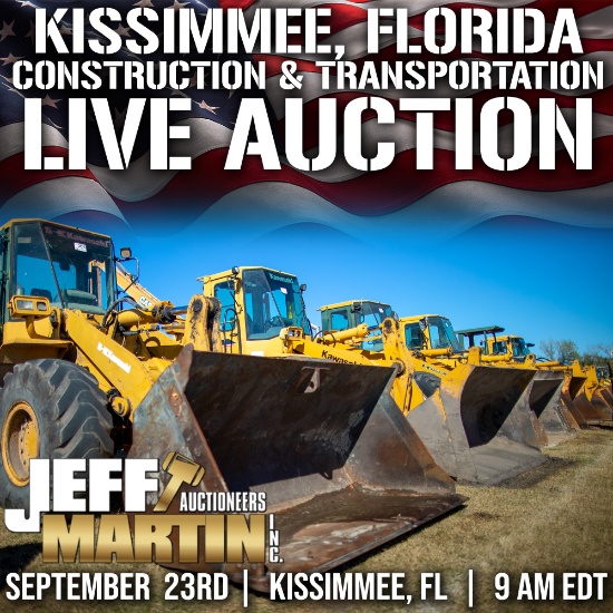 KISSIMMEE FLORIDA CONST & TRANS LIVE AUCTION