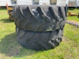 QTY OF (2) 170R42 TIRES W/ WHEELS