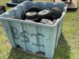 CRATE OF MISCELLANEOUS TIRES