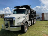 2015 MACK GU TANDEM AXLE DUMP TRUCK VIN: 1M2AX13CXFM028770