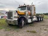 2002 PETERBILT 379 VIN: 1XP5P4EX12N580250 TRI AXLE TRUCK TRACTOR