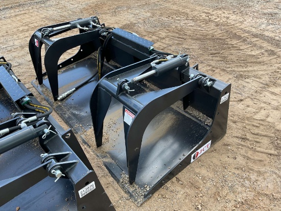 JCT DUAL CYLINDER GRAPPLE BUCKET 72 INCHES