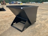 UNUSED SMLD STANDARD DUTY 2 CY CAPACITY DUMPING HOPPER