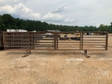 24' CATTLE PANEL W/ 12' GATE, ***SELLING TIMES THE MONEY***