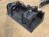 WOLVERINE DUAL CYLINDER GRAPPLE BUCKET 6 FEET