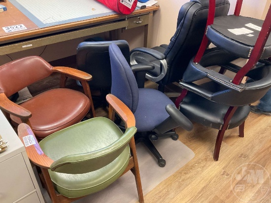 QTY OF (8) VARIOUS OFFICE CHAIRS