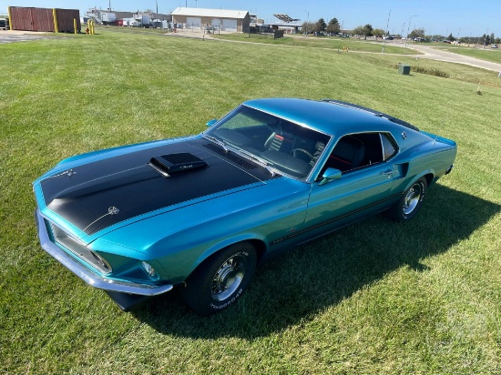 1969 FORD MUSTANG MACH 1 SPORTSROOF VIN: 9F02R172071 2 DOOR COUPE