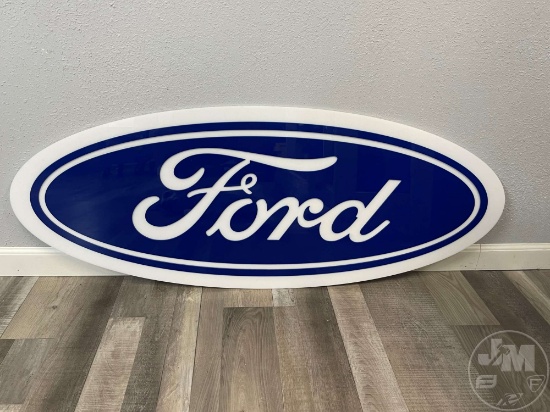 FORD SIGN, SINGLE SIDED, TWO DIMENSIONAL, APPROX. 48" MADE OF