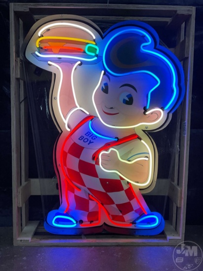 BIG BOY NEON SIGN APPROX. 46 INCHES TALL BY APPROX.