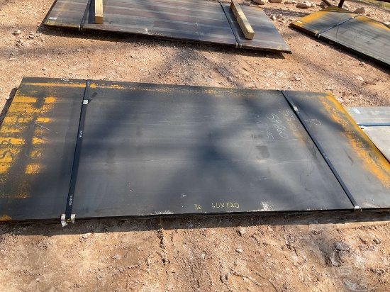 3/4" X 60" X 120" ROAD PLATE, ***SELLING TIMES THE
