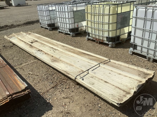 PALLET OF POLE BARN SHEETING, 17' X 38"