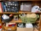 QTY OF MISC DECOR, COOKWARE, SERVICE MANUALS, ETC