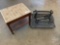 SQUARE SIDE TABLE, TILE TOP, 19