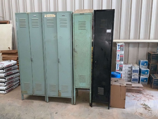 QTY OF LOCKERS, MISC SIZES