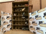 QTY OF (3) METAL STORAGE CABINETS W/ MISC CONTENTS