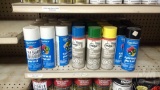 QTY OF MISC SPRAY PAINT