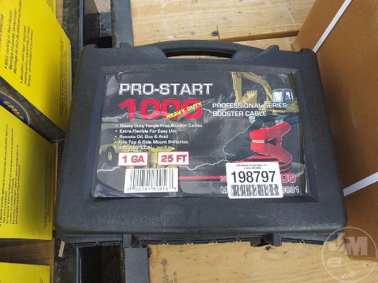 PRO-START 1000 HEAVY DUTY 1 GAUGE 25’...... BOOSTER CABLE