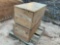 PALLET OF MISCELLANEOUS WOODEN CRATES