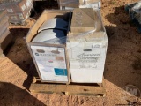 (1) PALLET OF TOILETS AND PLUMBING PARTS, ***CONDITION UNKNOWN***