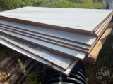 QTY (12) SHEETS OF PLY METAL, 49