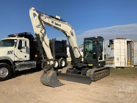 2018 BOBCAT E85 MINI EXCAVATOR SN: B34S14275