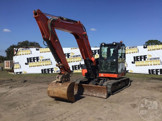 2016 KUBOTA KX080-4 MINI EXCAVATOR SN: 36336