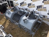 DUAL CYLINDER GRAPPLE BUCKET 75 INCHES