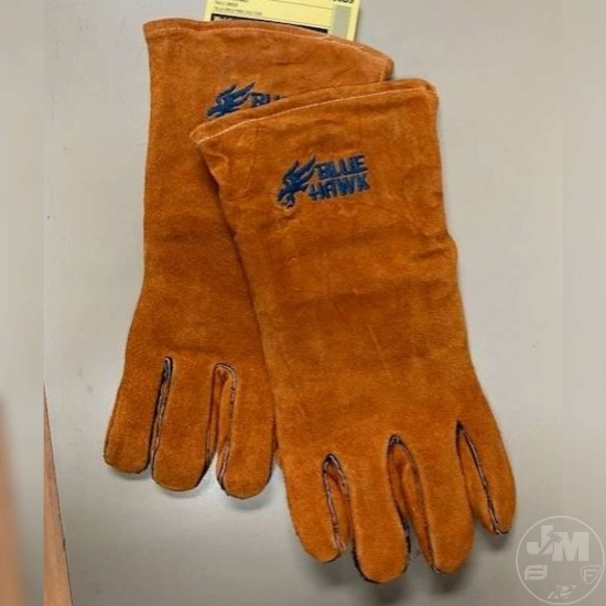 BLUE HAWK WELDING GLOVES (4 PAIR)