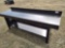 (UNUSED) KC 90”...... X 25”...... WORK BENCH, W/ BOTTOM SHELF