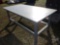 8’......X4’...... STEEL TABLE