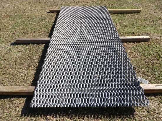 QTY OF (4) 10 FT X 4 FT, GALVANIZED EXPANDED