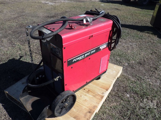 LINCOLN POWER MIG 255 PORTABLE WELDER SN: 10563