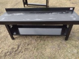 (UNUSED) KC 90”...... X 25”...... WORK BENCH, W/ BOTTOM SHELF