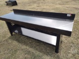 (UNUSED) KC 90”...... X 25”...... WORK BENCH, W/ BOTTOM SHELF