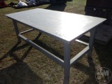 8’......X4’...... STEEL TABLE
