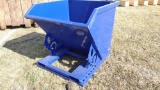 UNUSED STANDARD DUTY 1 CY CAPACITY DUMPING HOPPER