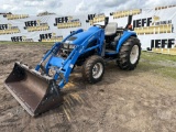 NEW HOLLAND TC400 4X4 TRACTOR W/ LOADER