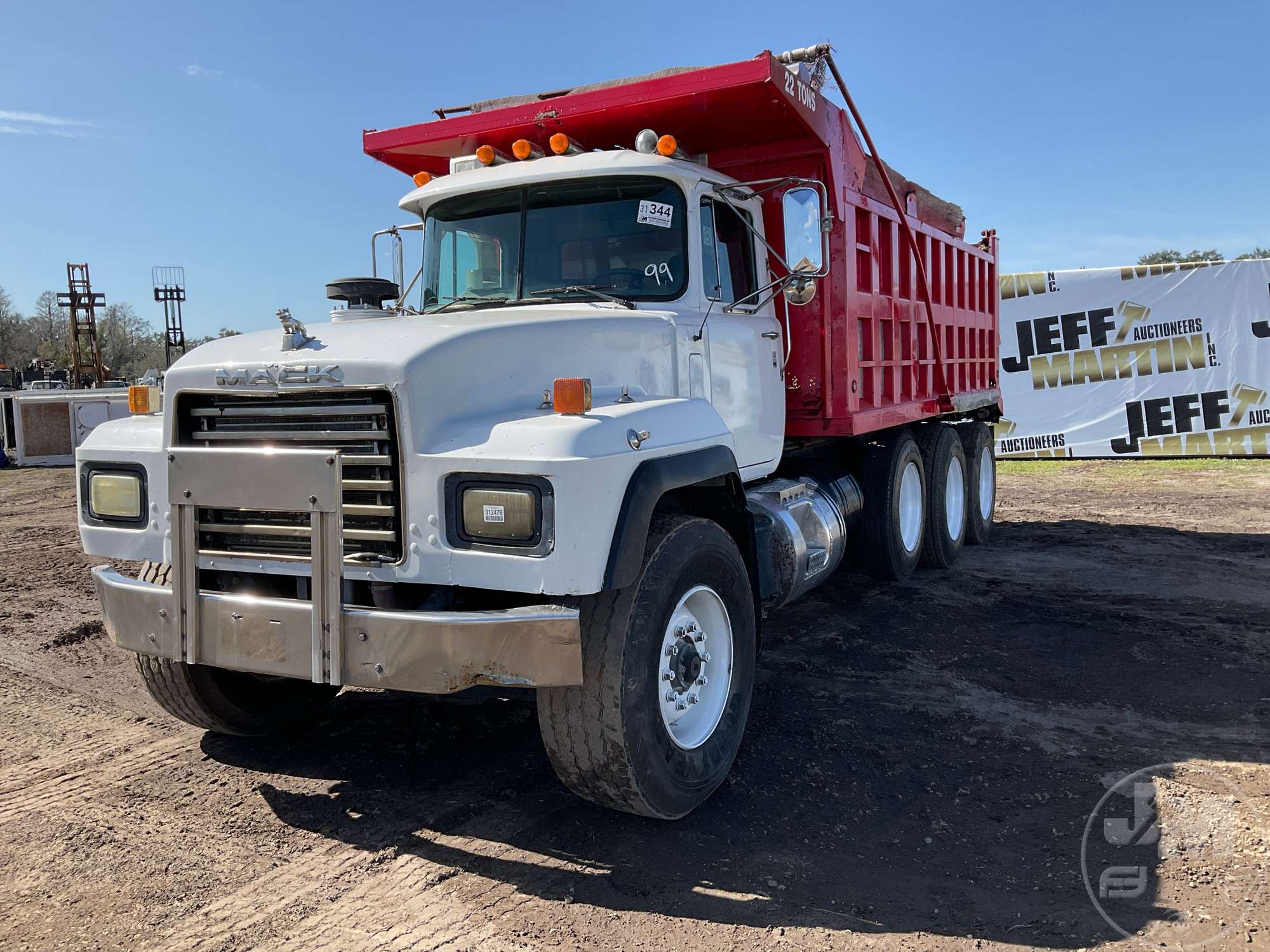 1999 Ford Tri Axle Dump Truck 1999 BENSON DUMP TRAILER, VIN/SN:1680