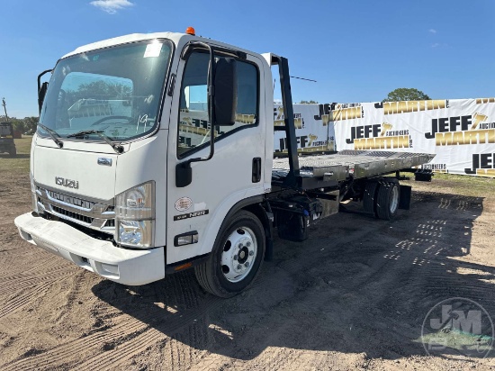 2019 ISUZU NRR SINGLE AXLE ROLLBACK TRUCK VIN: JALE5W161K7302709