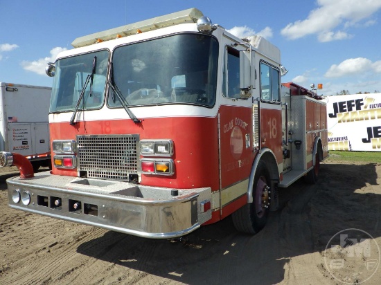 1992 KME FIRE APPARATUS RENEGADE VIN: 1K9AF4287NN058573 S FIRE TRUCK