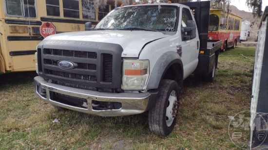 2008 FORD F-450 VIN: 1FDXF46R08EC78143 S/A FLATBED