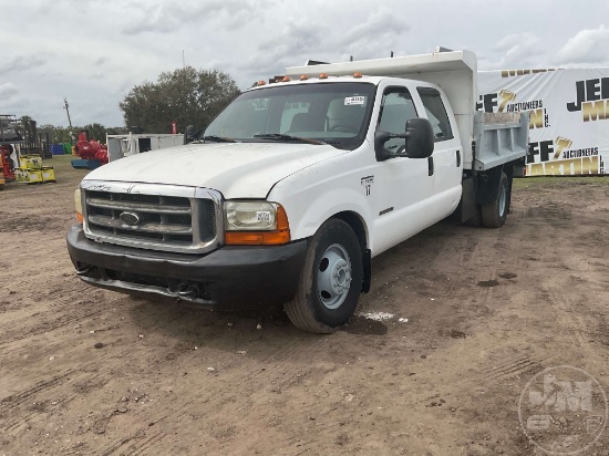 2002 FORD F-350 SINGLE AXLE DUMP TRUCK VIN: 1FDWW36F52EA45426