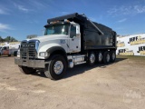 2008 MACK GU713 QUAD AXLE DUMP TRUCK VIN: 1M2AX04C38M001602